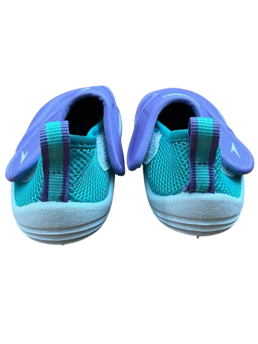 Speedo Kids Surfwalker Purple Teal Slip On Aqua Water Shoes Beach Pool Sz Medium